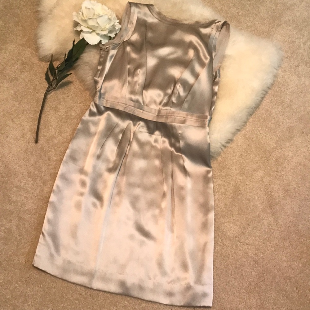 Champagne Silk Dress